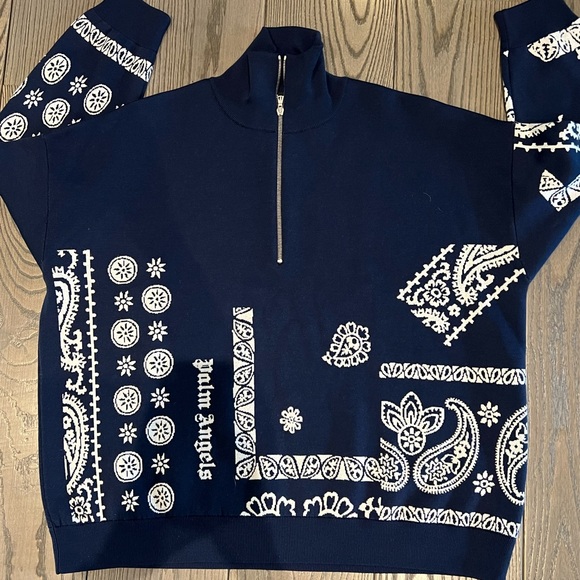 Palm Angels paisley-intarsia jumper, - Picture 7 of 11